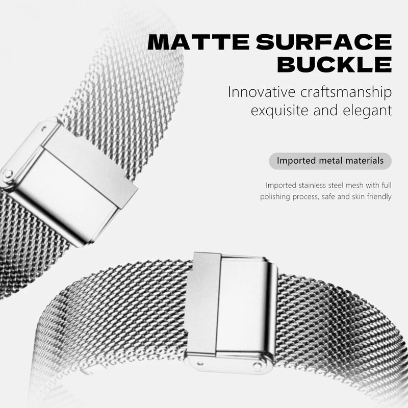 Geeignet für Garmin Fenix7X 7Pro 6X 6 Edelstahlschnalle Metall Milanese Strap_voghion.com