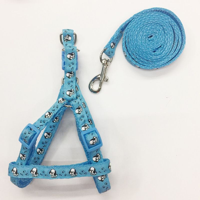 Hot Selling Walking Artifact Teddy Print Dog Rope Anti-Escape Cat Leash Pet Supplies_voghion.com