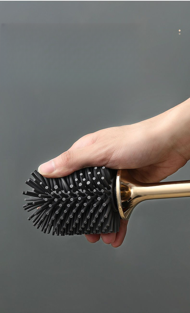 Scopino per WC in silicone stile hotel - Manico extra lungo | Qualità professionale
_voghion.com