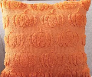 Halloween Kürbis Kissenbezug - Doppelseitiger gesteppter Kissenbezug für Sofa, Herbstdeko, Jahreszeitliche Wohnakzente_voghion.com