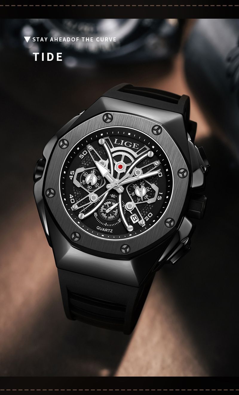 Herren-Quarzuhr im Skelett-Design mit Datumsanzeige, wasserdichte, sportliche und stilvolle Armbanduhr für einen lässigen und aktiven Lebensstil_voghion.com
