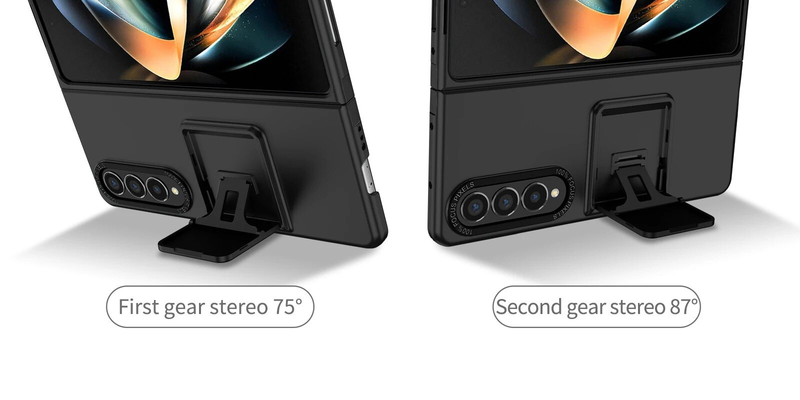 Custodia per telefono portatile anti-shock per Samsung Galaxy Fold 5 4 3 Cover protettiva per PC rigida con supporto Shift per Z Fold4_voghion.com