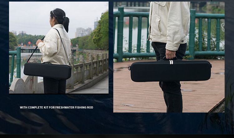 Kemeilong Lazy Gun Handle 4 Section Water Drop Wheel Portable Lure Rod Set_voghion.com