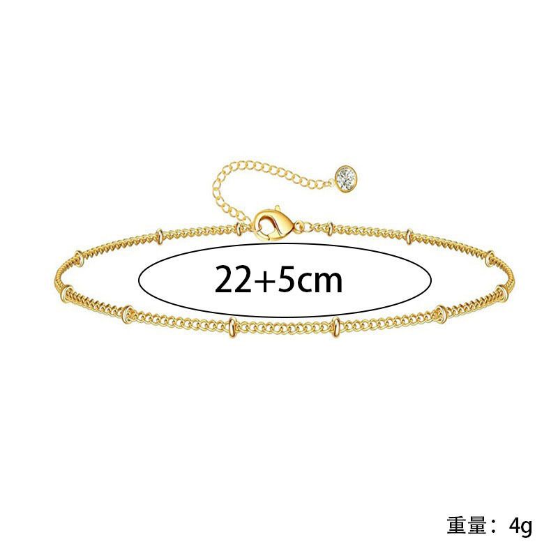 Set di cavigliere minimaliste alla moda, gioielli placcati in oro e rame, regalo per le donne_voghion.com