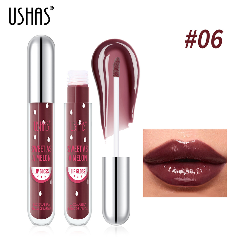 USHAS Moisturizing Lip Oil 12 Color Pearl Shining New Product Brightens Up_voghion.com