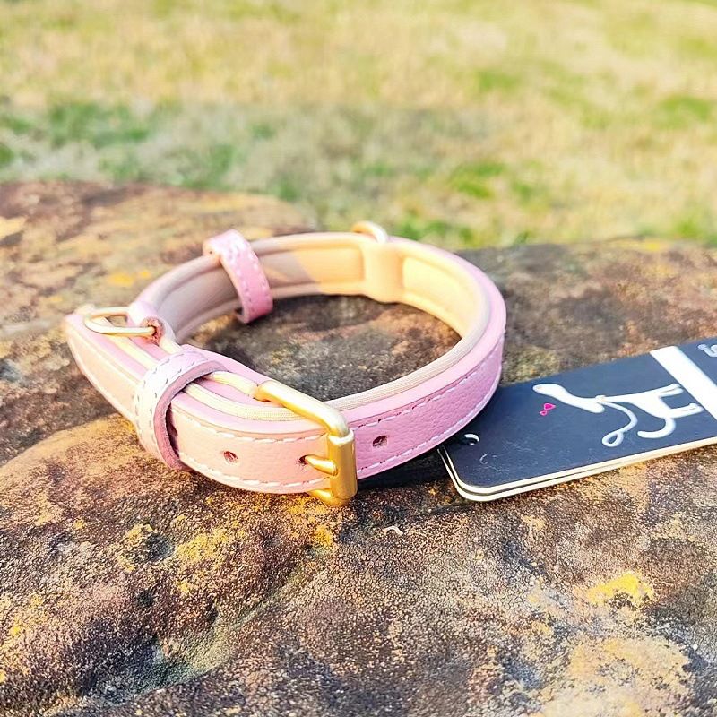 Pet Supplies Hoofd Lederen Hondenhalsband Waterdicht Dubbellaags Duurzame Kattenhalsband_voghion.com