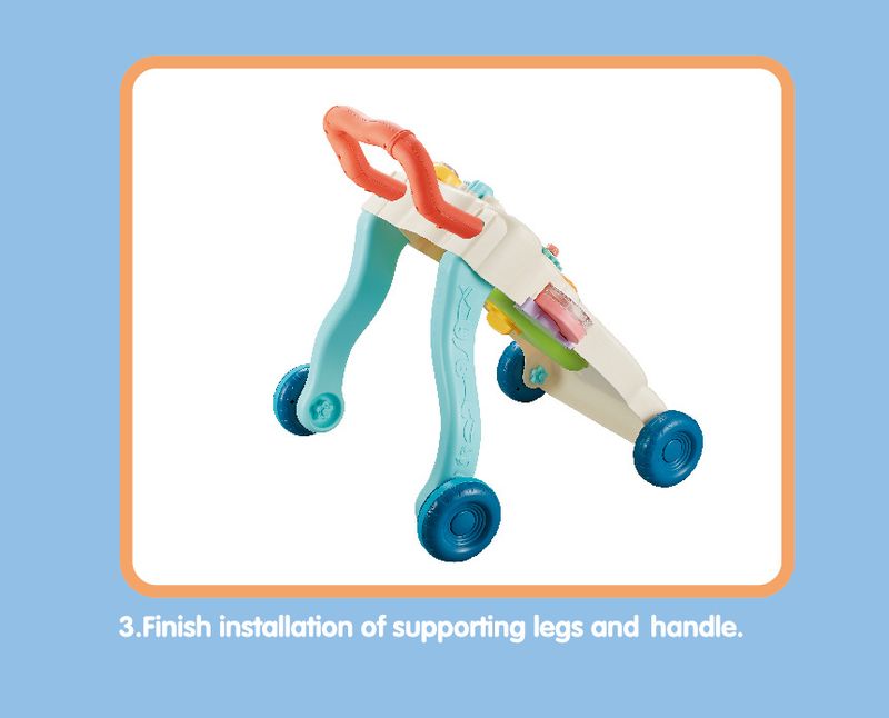 Nuevo andador con carrito para bebés, multifuncional, antivuelco, para bebés y niños de 1 a 3 años, para ayudarlos a aprender a caminar._voghion.com