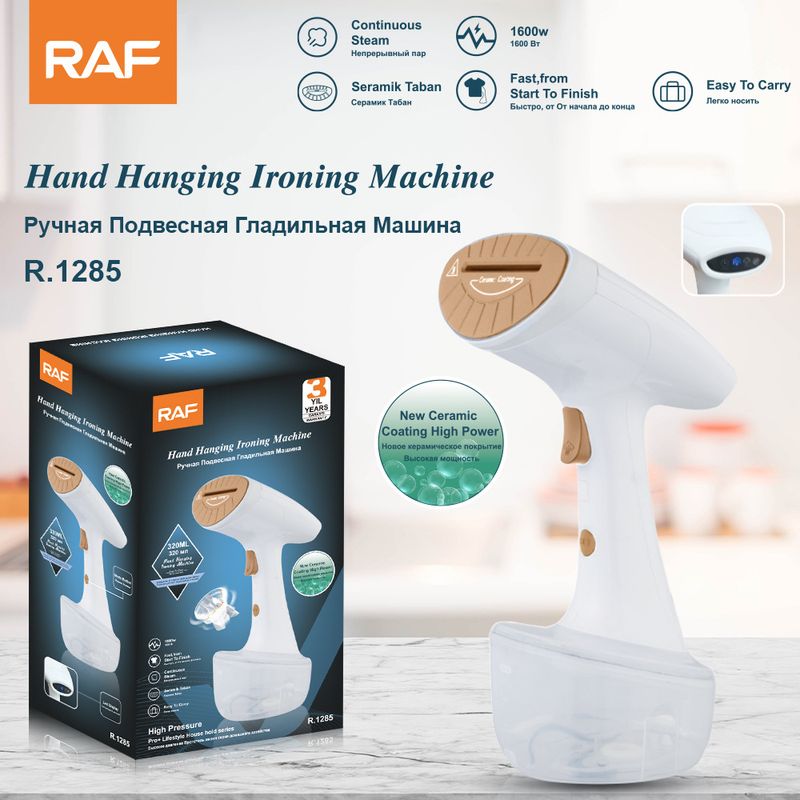 RAF European standard portable hand-held ironing machine, household small folding electric iron dry and wet ironing machine_voghion.com