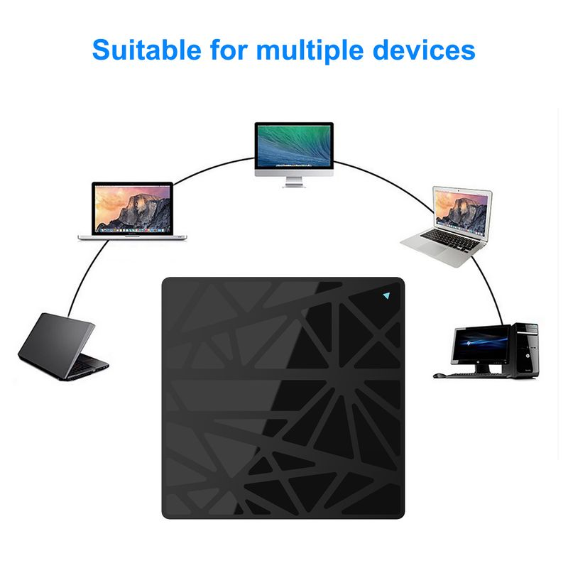 Xinweiqing DVD-Laufwerk Hochgeschwindigkeits-Fehlerkorrektur Plug-Play USB Typ-C Externer ultradünner CD-Lese-/Schreibrecorder für_voghion.com