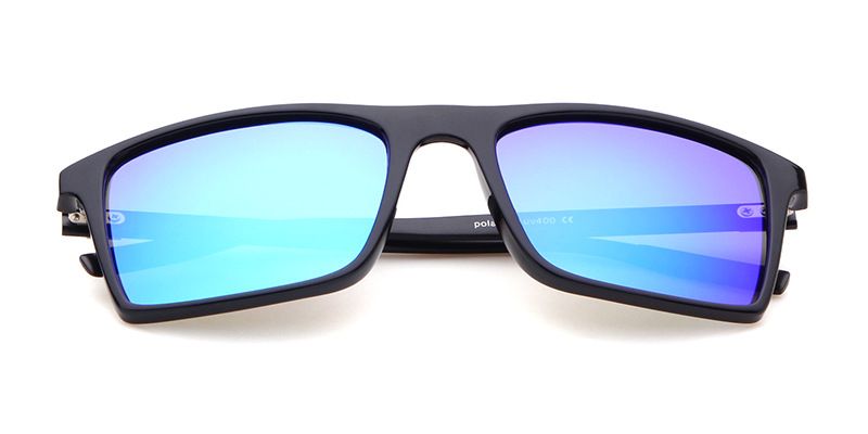 Polarized sunglasses men's senior sense of large frame show face small summer UV protection_voghion.com