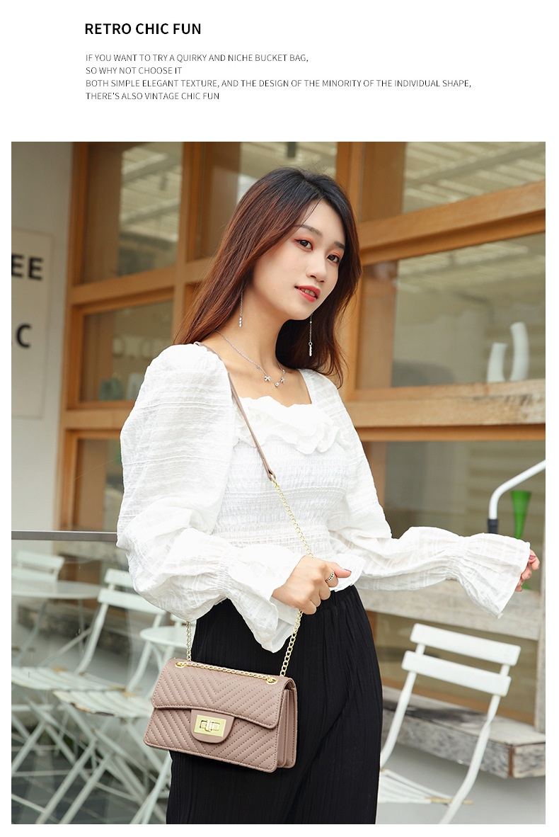 New Best-selling Fashion Trend Casual Solid Color Crossbody Bag for Women's Small Bag, Women's Single Shoulder Bag, Small Square Bag_voghion.com