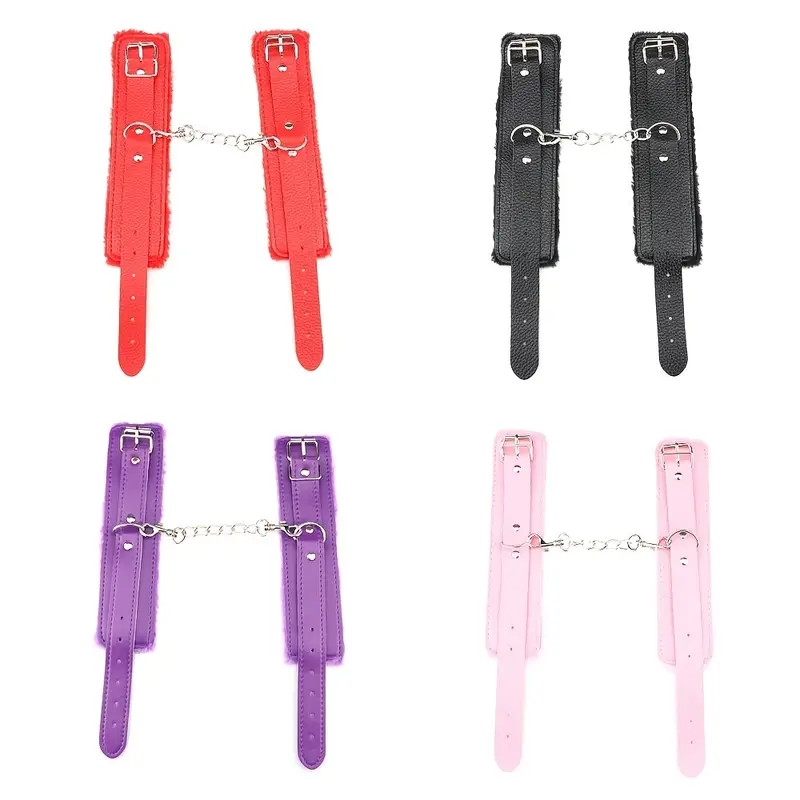 1pc BDSM Bondage Manchet Terughoudendheid, Erotische SM Open Been Set, Speeltjes Voor Vrouwen, PU Lederen Handboeien, Sex Armband_voghion.com
