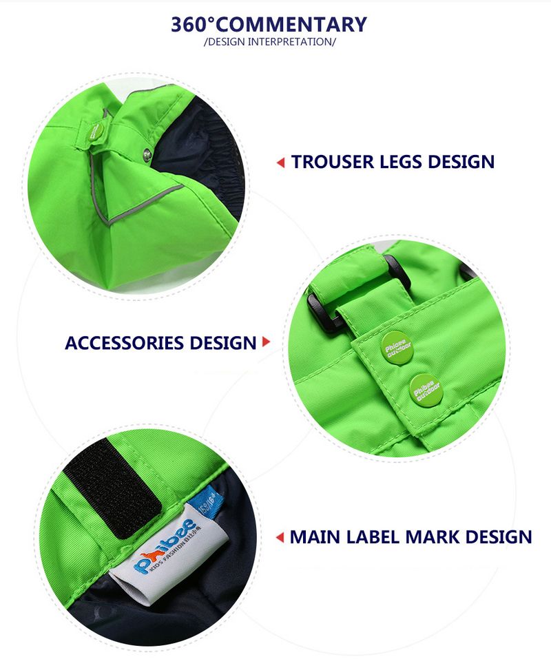 001 Sınır Ötesi Phibee Elephant Erkek Kayak Yetişkin Açık Hava Kalınlaştırılmış Kargo Pantolon Tek Parça Dropshipping_voghion.com