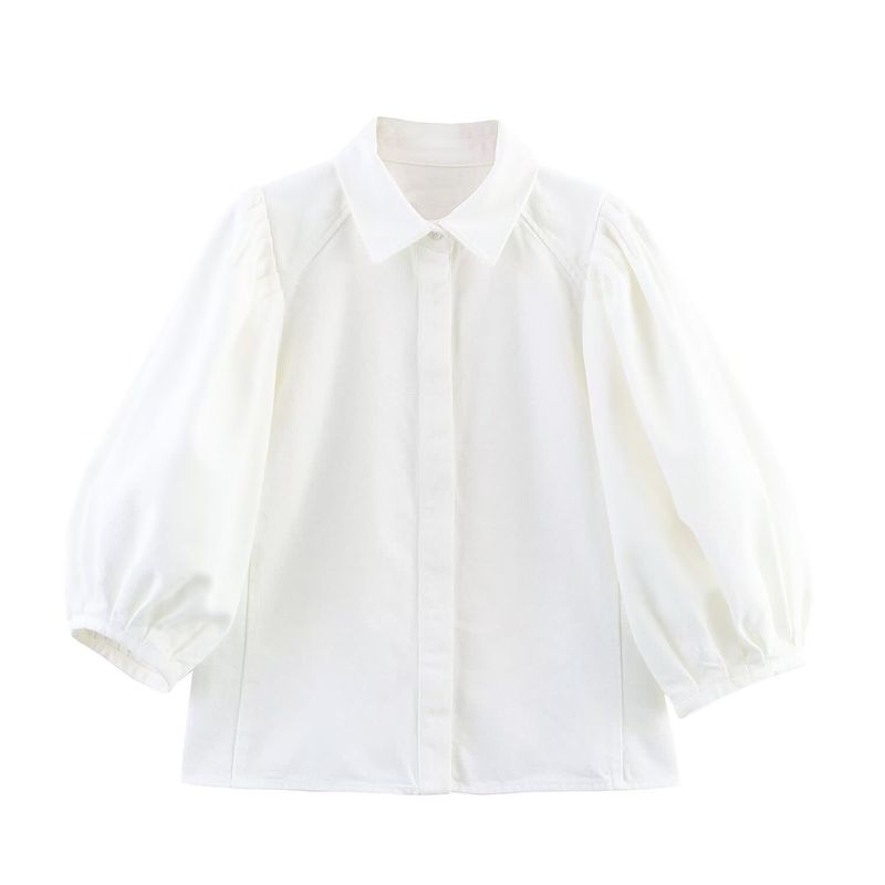 Dameskleding Zomer Nieuwe Stijl Denim Shirt_voghion.com