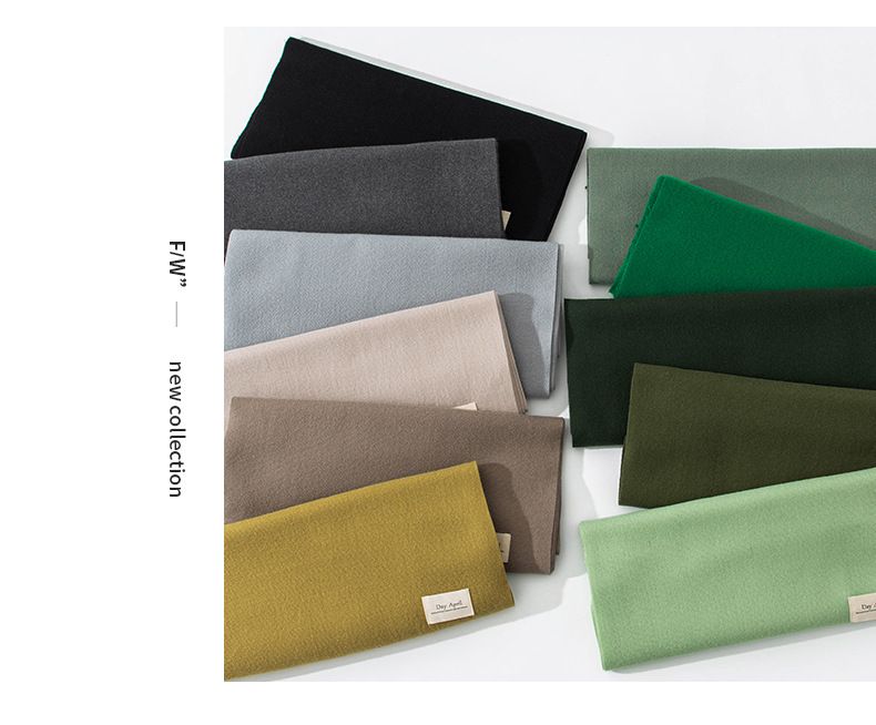 Nieuwe effen Maillard kasjmiersjaal voor dames in de herfst en winter, een high-end gevoel, veelzijdig in Koreaans_voghion.com