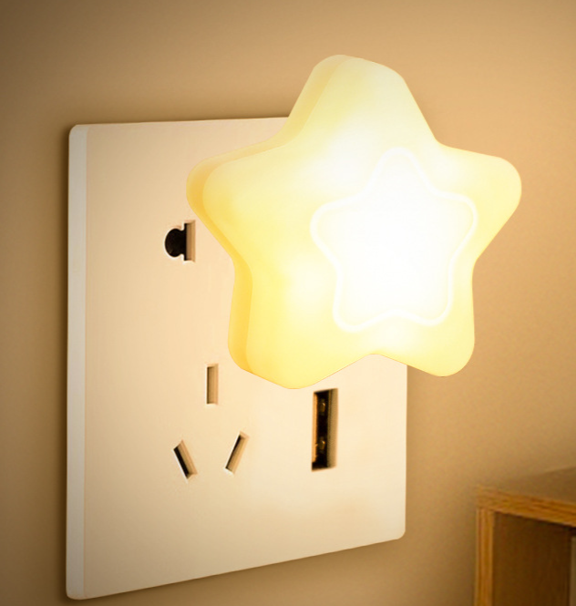 USB Energiesparende Schlafzimmer Nacht Nacht Power Bank Tragbare Notfall Augenschutz LED Atmosphäre Stern Licht_voghion.com