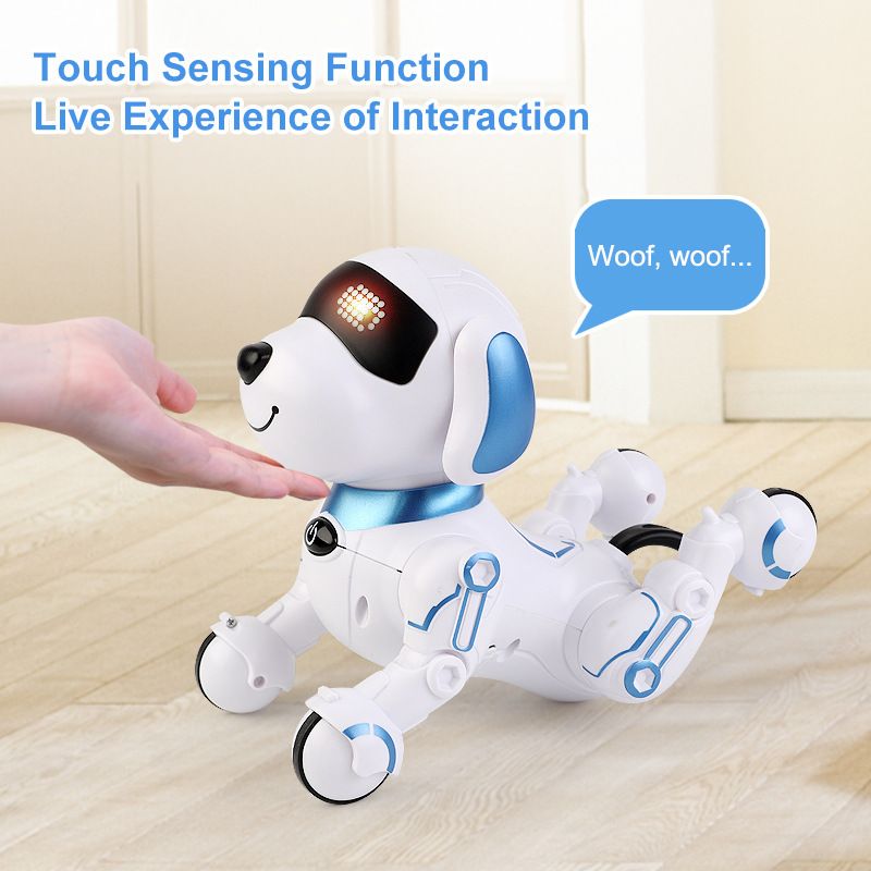 Intelligent Maschinn Kanner Fernsteierung Roboter elektresch Hond Jongen a Meedercher Puzzel Toy_voghion.com