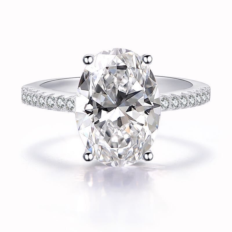 Großer neuer ovaler rosa Diamant-Modeschmuckring für Frauen R4588_voghion.com