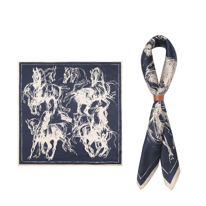 Advanced American neutral style outdoor motorcycle temperament versatile square Amikaki scarf headband_voghion.com