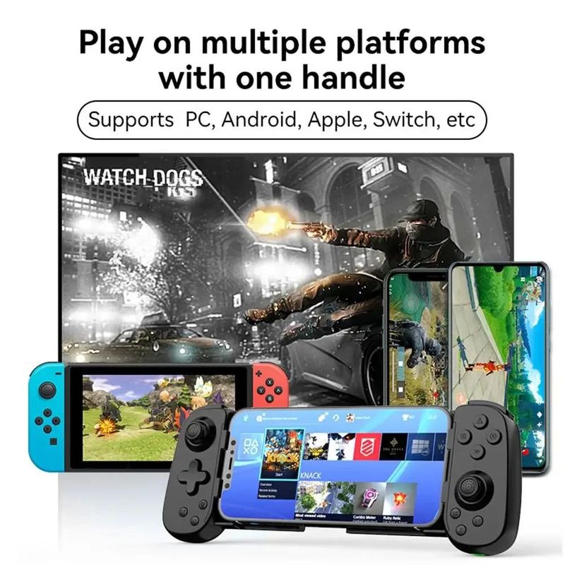 Manette de jeu sans fil extensible D6 B_voghion.com