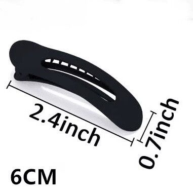 Haarnadel-Entenschnabelclip der Frosted-Serie, seitlicher Clip für gebrochenes Haar, modischer All-Match-Clip zum Waschen des Gesichts_voghion.com