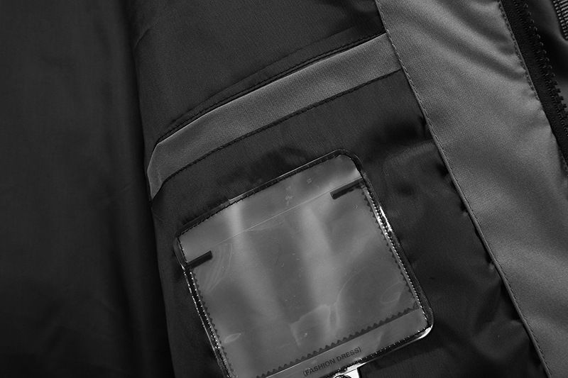 Jaqueta curta masculina com capuz e vários bolsos, casaco de inverno à prova d'água e vento, enchimento 550 de plumas de pato, jaqueta leve e quente_voghion.com