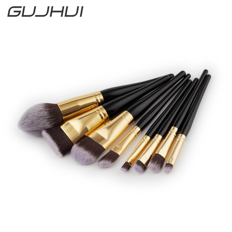 8 pezzi pennelli per trucco set di strumenti di bellezza pennello per fondotinta trucco bellezza GUJHUI fabbrica di origine_voghion.com