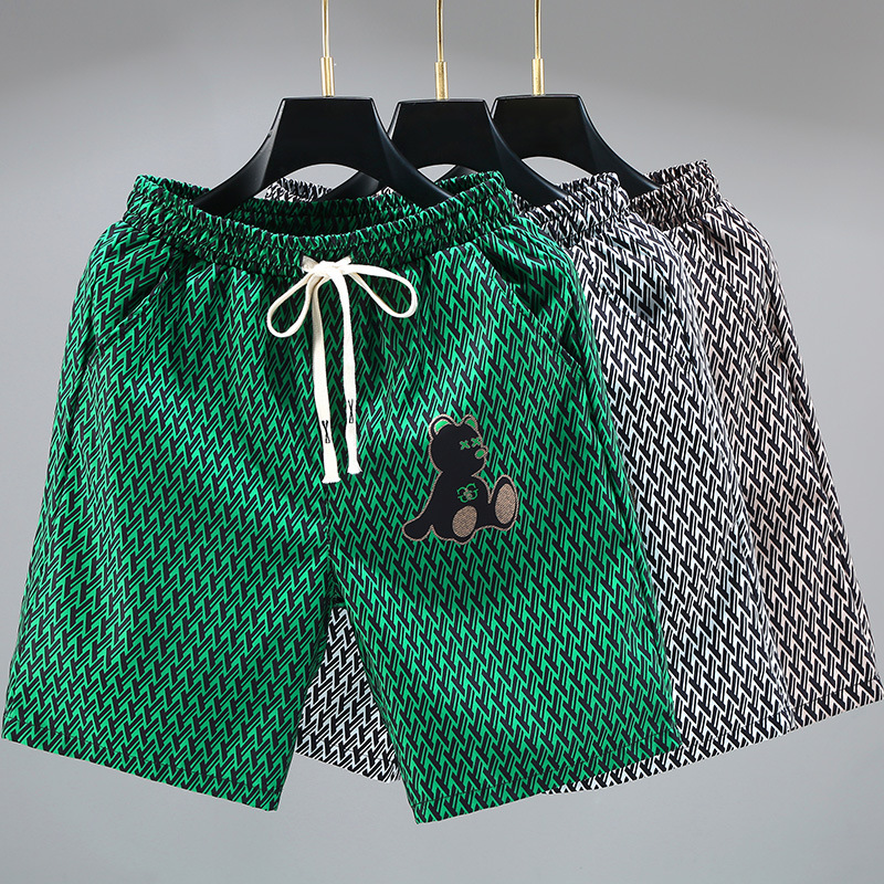 China-Chic five part pants Korean version handsome new high-end men's shorts summer breathable men's shorts_voghion.com