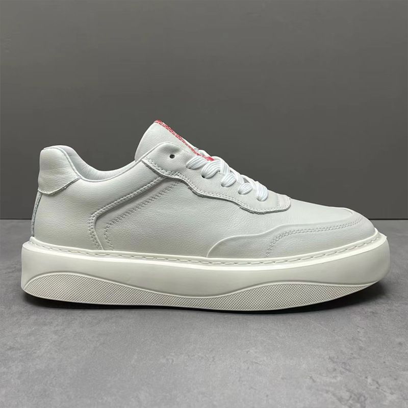 2024 New Bull Cargo Kopfschicht Rindsleder Herren kleine weiße Ausgangskabinett Sport Casual Board Schuhe_voghion.com