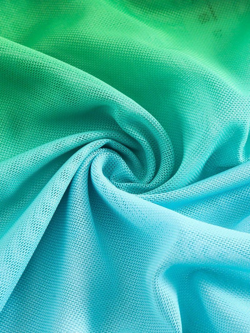 Vêtements pour femmes Nouveaux vacances Loisirs amples Vacances Bikini Tablier de plage Dégradé de couleurs Plusieurs couleurs_voghion.com