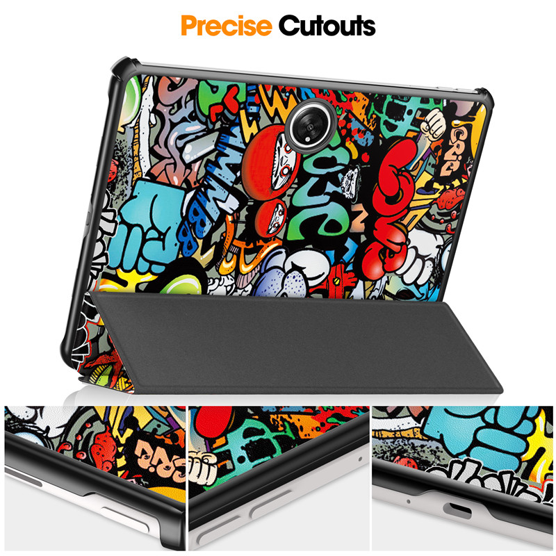For OPPO Pad 2 Case Painted Smart Leather Hard Cover for Coque Oneplus Pad Tablet Case For Funda OPPO Pad2 11.61 Inch #S_voghion.com