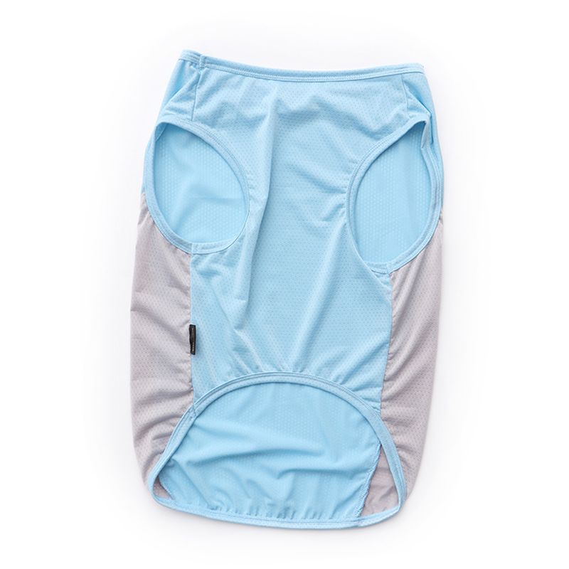 Haustier Sommer Sonnenschutz Weste Mesh Samojeden Golden Retriever Labrador Hundekleidung für mittelgroße und große Hunde atmungsaktiv_voghion.com