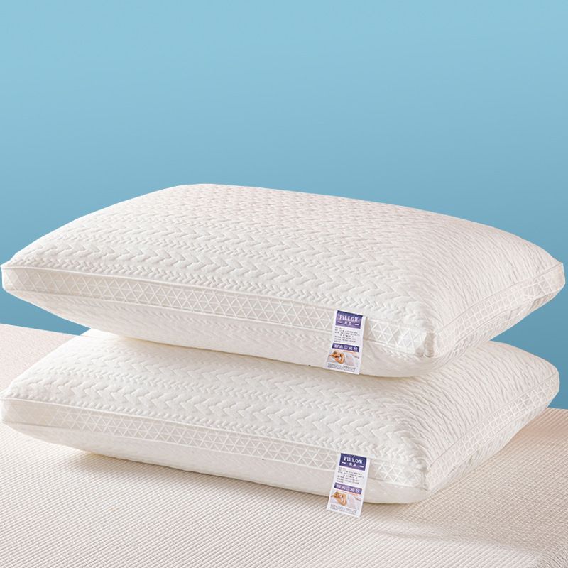 Gebreid kussen Hoog kussen stort niet in 48x74cm Kussenkern Een paar huishoudelijke nekkussens Hotelkussenkern vervormt niet_voghion.com