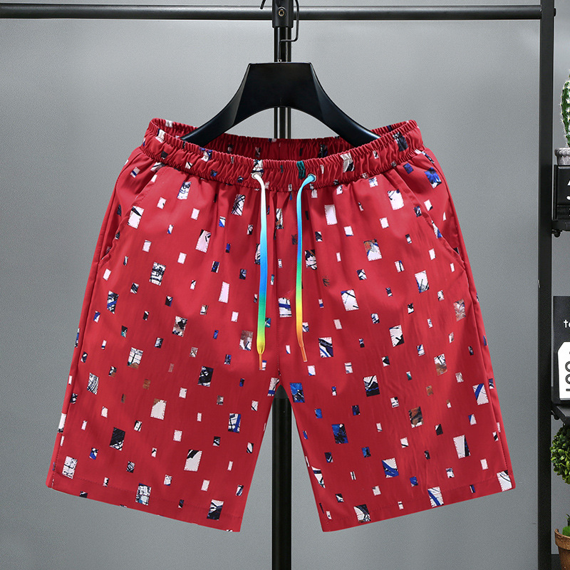 Trendy casual shorts for men, loose fitting summer thin style, beach breeches for outerwear,_voghion.com