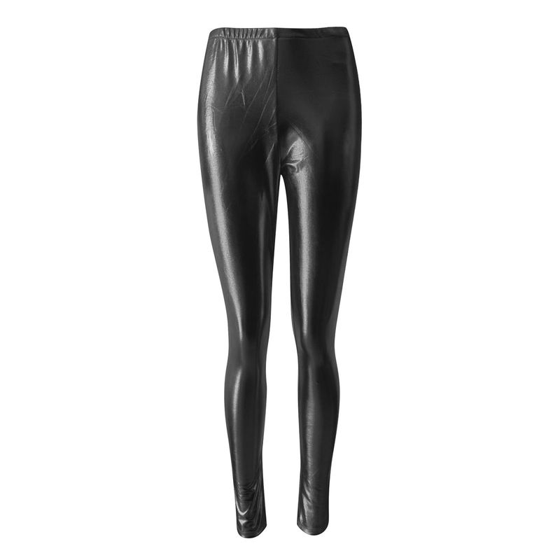 Underkläder Nya Hot Stamping Läder Leggings i flera storlekar Godisfärgade Nattklubb Slimming Läderbyxor som inte är lätta att bleka_voghion.com