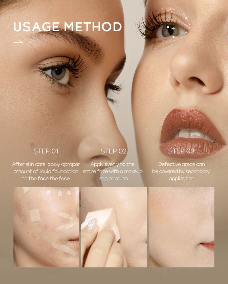 Primer Laco Full Coverage Liquid Foundation 30g (color Box) Covers Blemishes, Modifies Makeup And Improves Skin 9 Colors Of Cosmetics_voghion.com
