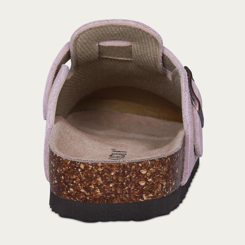 Zuecos de ante para mujer y hombre, sandalias con plantilla de corcho y soporte para el arco, antideslizantes, para playa y exteriores._voghion.com