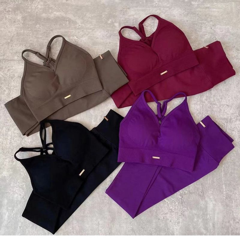 Pantaloni da fitness per addominali a vita alta europei e americani, pantaloni da yoga per il sollevamento dei fianchi color pesca da donna, pantaloni della tuta aderenti ad asciugatura rapida_voghion.com