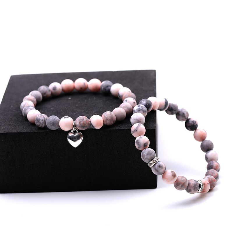 Bracelet en cristal zèbre rose pour femme – Cadeau élégant et tendance pour la fête des mères, la Saint-Valentin et un anniversaire_voghion.com