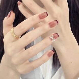 Bellezza Salute Unghie Indossare Pezzi di Unghie Perla Trapano Polvere Attraverso Pezzi di Unghie Corte Pezzi di Unghie Indossabili Unghie Patch Pezzi di Unghie Finite_voghion.com