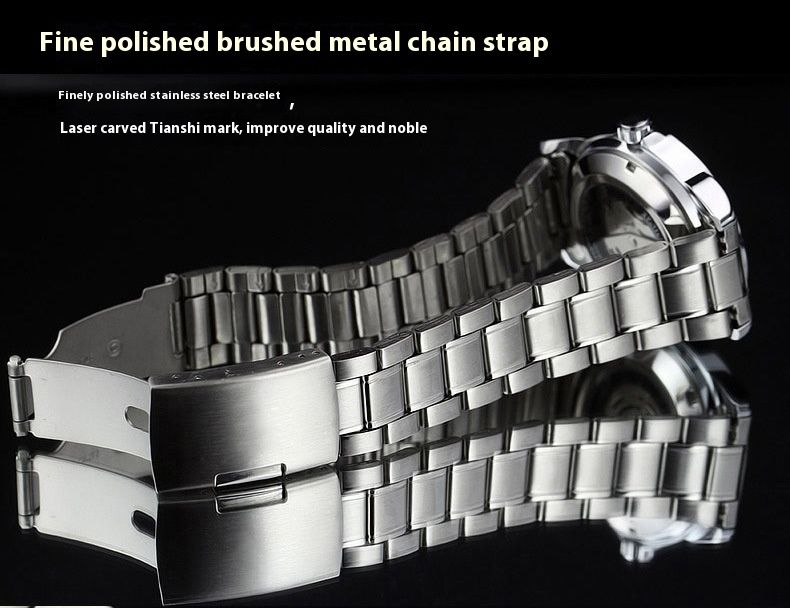 New mechanical men's fully male emperor teacher, fashionable blue diamond automatic watch, hollowed out transparent_voghion.com