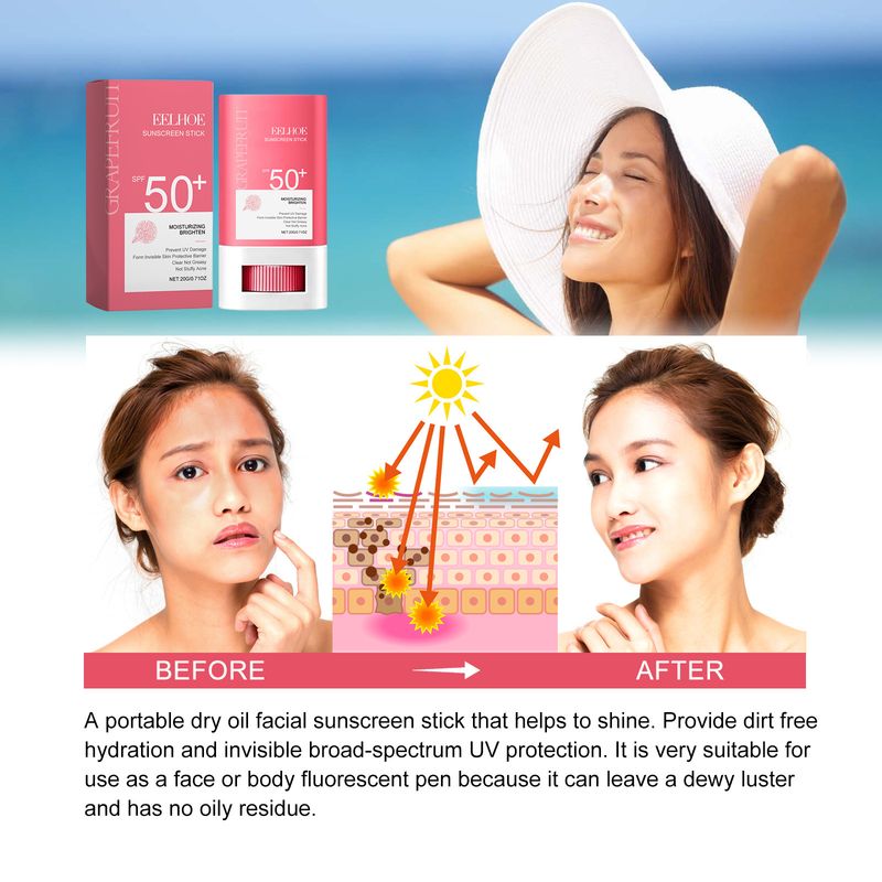 EELHOE Grapefruit Protection Cream widersteht UV-Strahlen im Freien, isoliert Feuchtigkeit, verhindert Schweiß, sorgt für erfrischende und_voghion.com