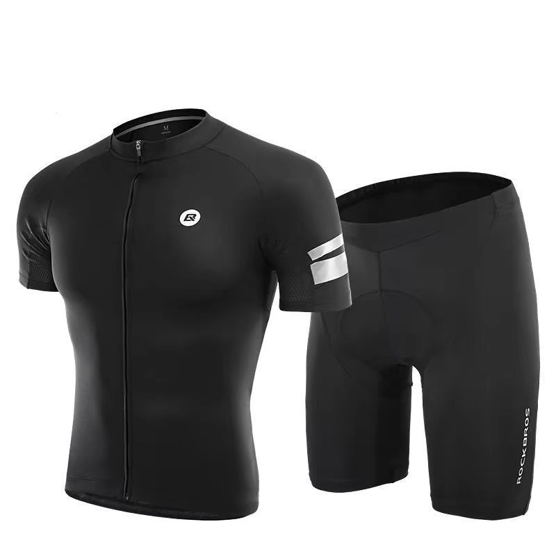 Fahrradanzug-Set, kurzärmelig, Shorts, Herren und Damen, Mountain Road Kleidung, Fahrradausrüstung_voghion.com
