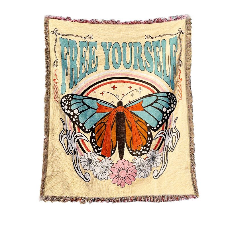 Camping Dekorativer Wandteppich Katzensicherer Verdickter Sofabezug Tischdecke Amerikanischer Stil Hängendes Tuch Multifunktional_voghion.com