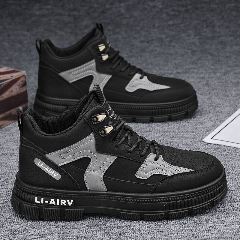 Martin Boots Herren 2025 Neue Herbst-High-Top-Arbeitskleidung Sport-Board-Schuhe für Jugendliche Outdoor Dickbesohlte Loafer Stoff_voghion.com