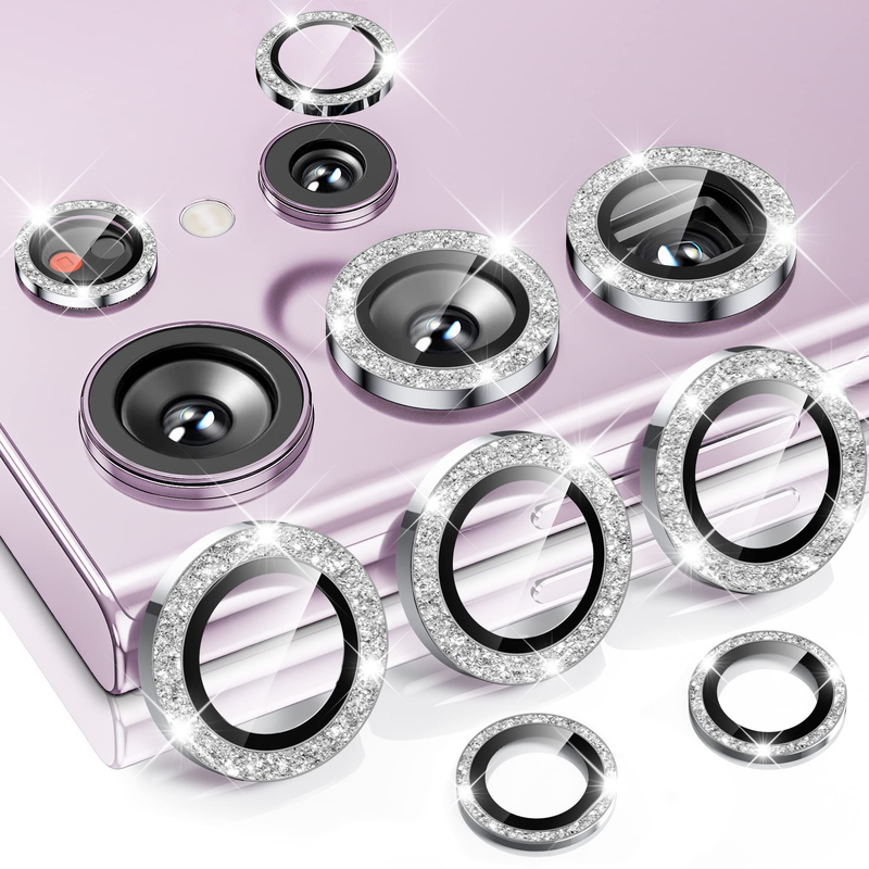 1 Stück Kameraobjektivschutzglas für Samsung Galaxy S23 Ultra Plus S23 Full Cover Lens Metallschutzring für Kamerafilm_voghion.com