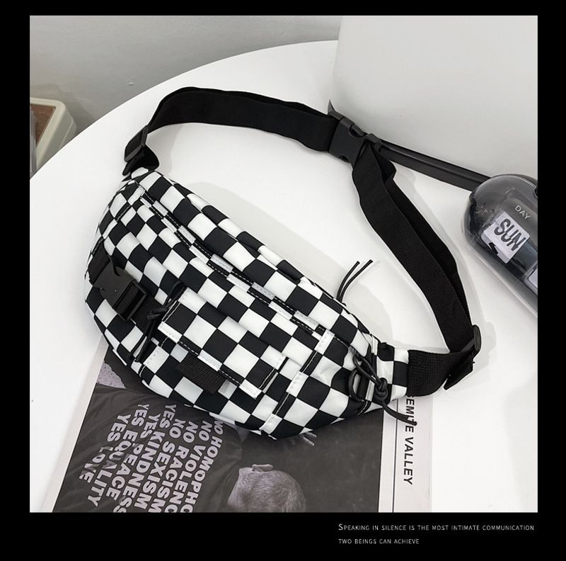 Sport Multifunktionale Outdoor Running Hüfttasche Freizeit Herren Verschleißfeste Brust Trendy Mobile Umhängetasche_voghion.com