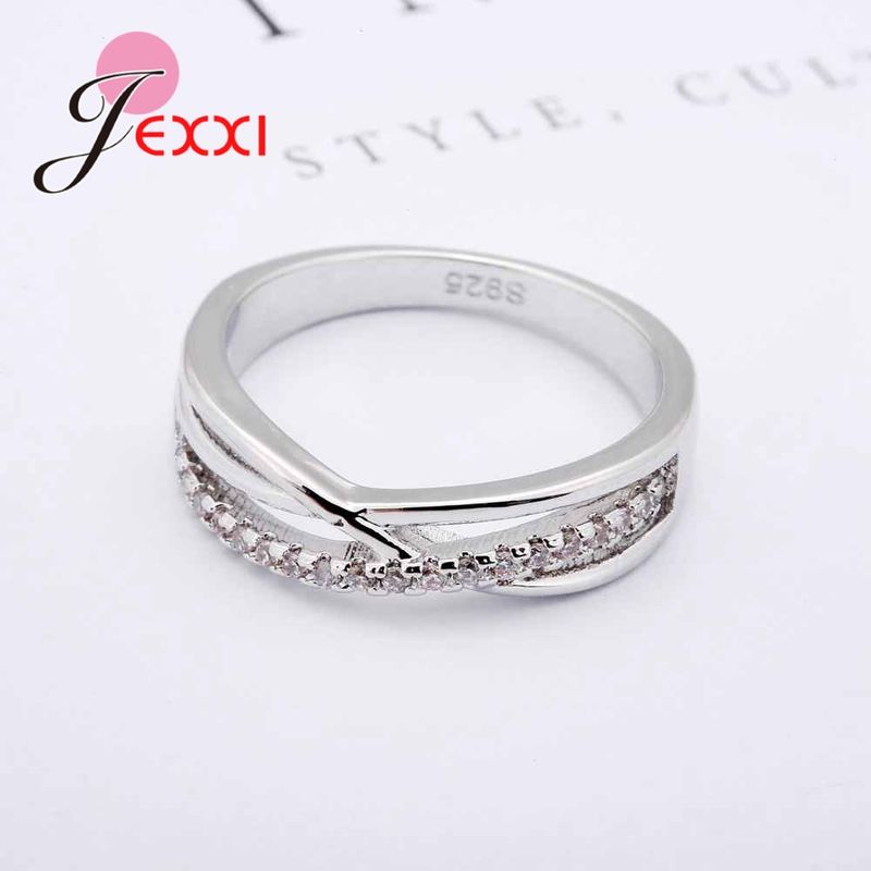 2025 Neuheiten Neue Breite Quer Cubic Zirkon Sterling Silber Ring Mode Weibliche Schmuck Unendlichkeit Frauen Hochzeit Ringe Für Party_voghion.com