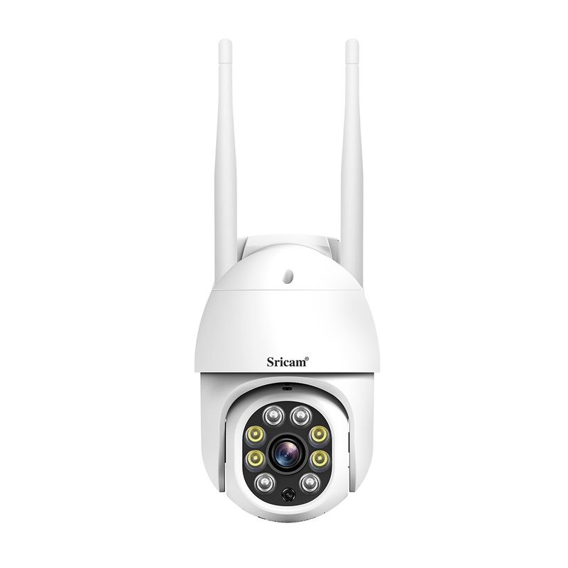 SP028 1080P HD utomhus PTZ-kamera, stöd för tvåvägsljud / Rörelsedetektering / Humanoiddetektering / Färg Night Vision / TF-kort, EU-kontakt_voghion.com
