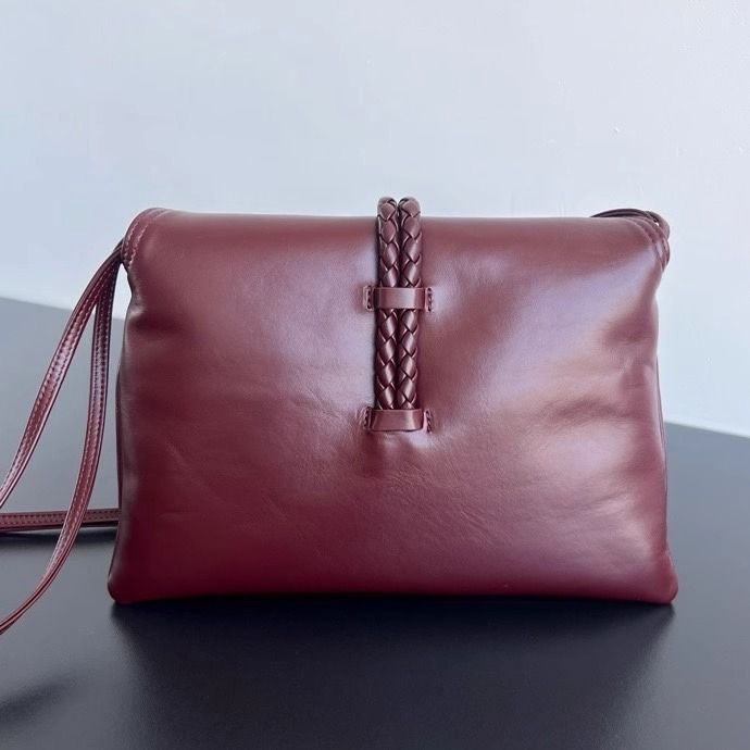 Nuova borsa a tracolla con doppia patta, texture di alta qualità, fibbia in metallo_voghion.com